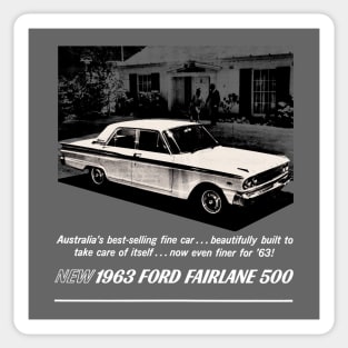 63 FORD FAIRLANE - advert Sticker